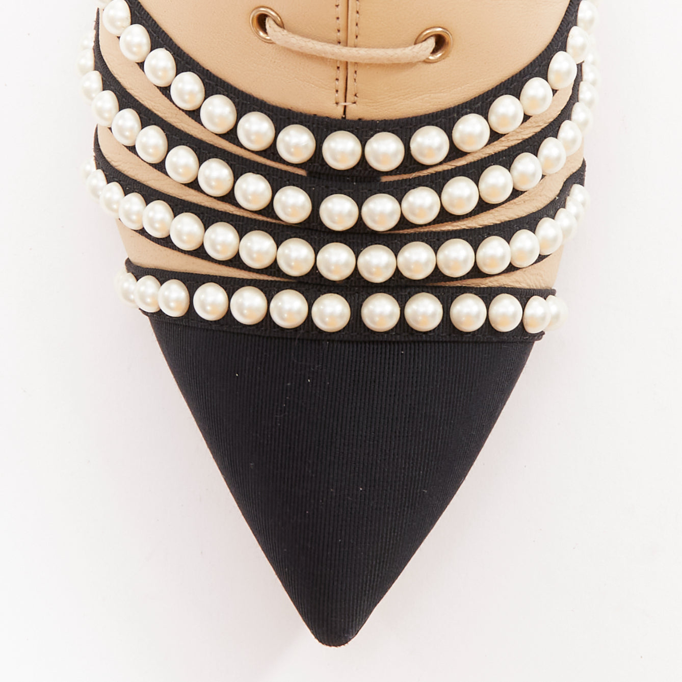 Chanel Pearl Cap Oxfords - Image 10