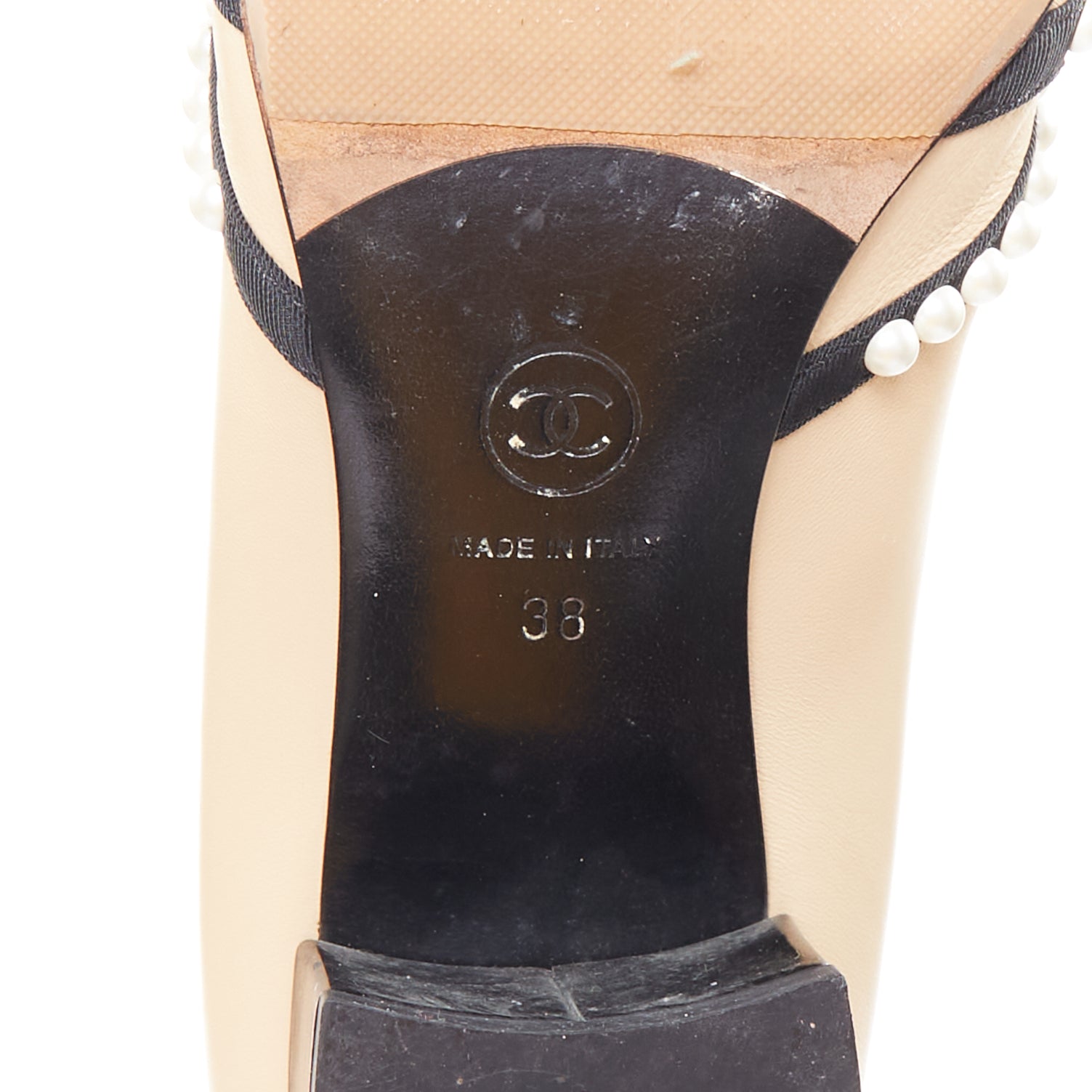 Chanel Pearl Cap Oxfords - Image 12