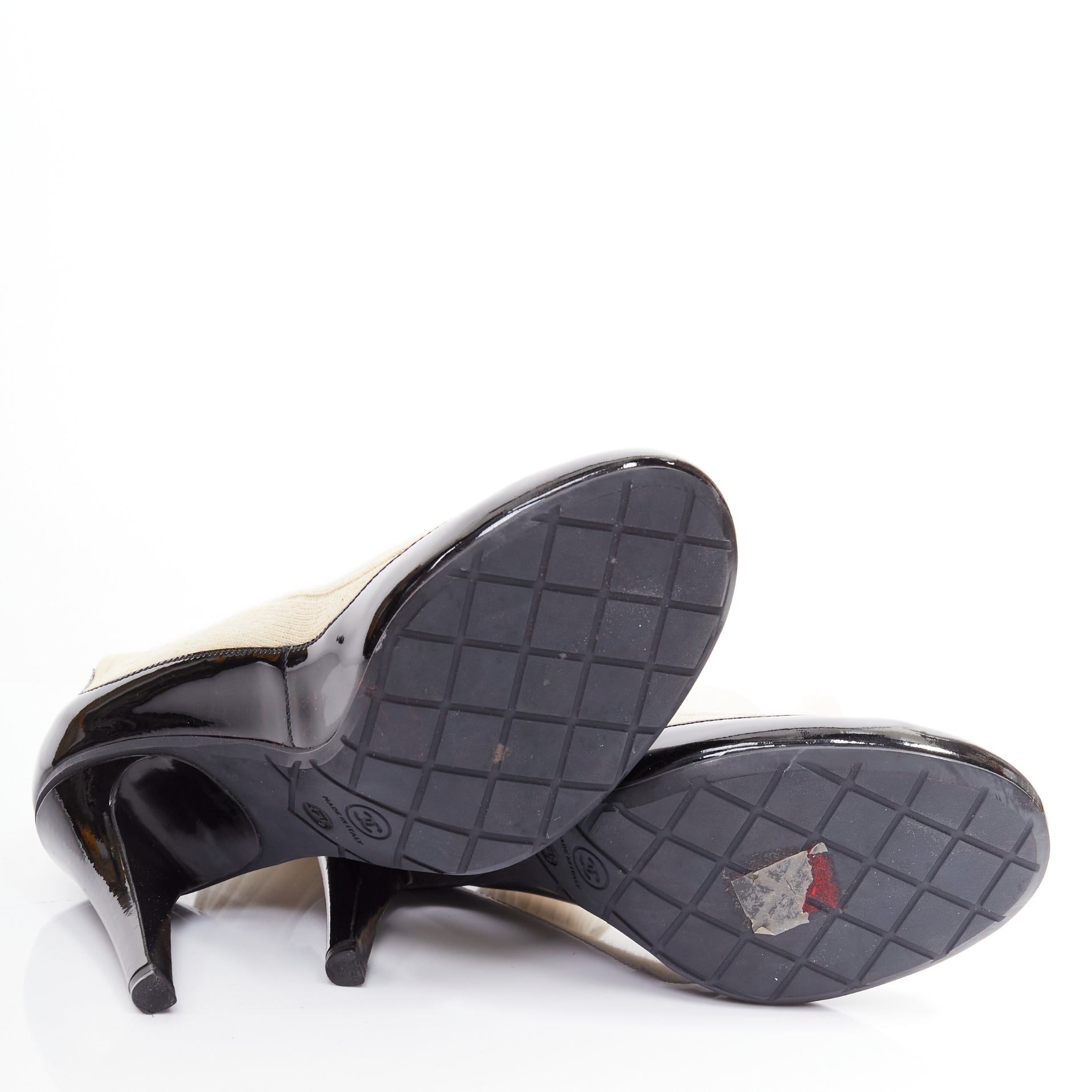 Chanel Chain Wedge Tall Boots - Image 13