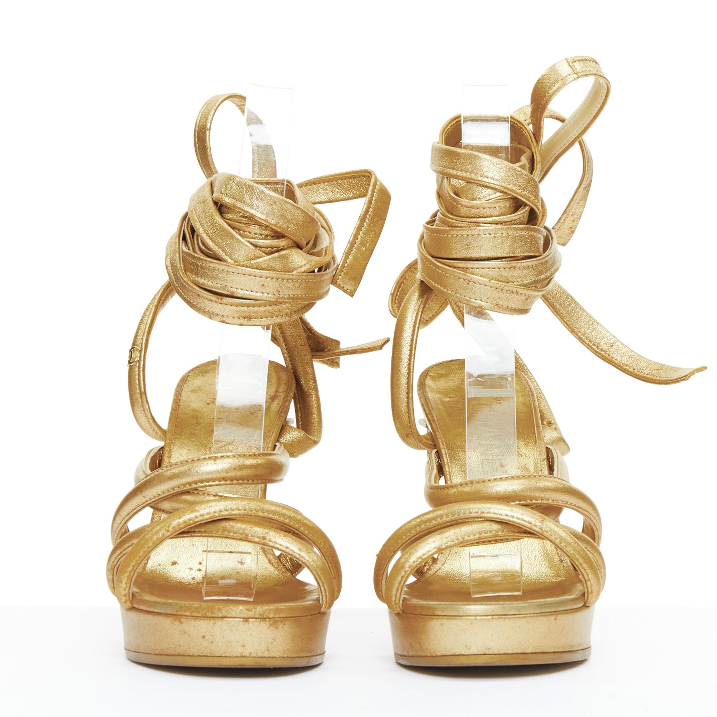 Chanel Roman Gladiator Sandals - Image 6