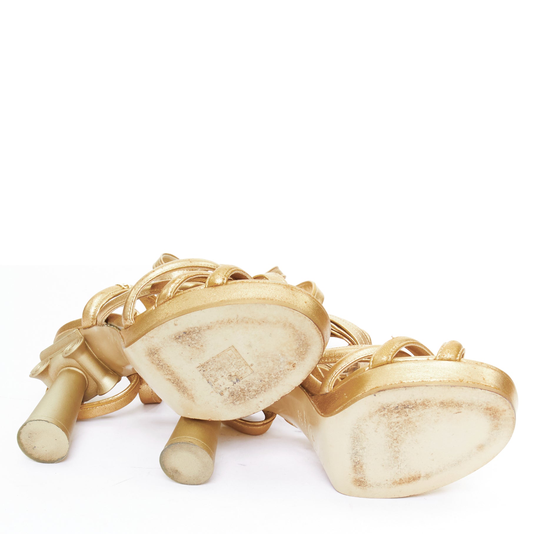 Chanel Roman Gladiator Sandals - Image 13