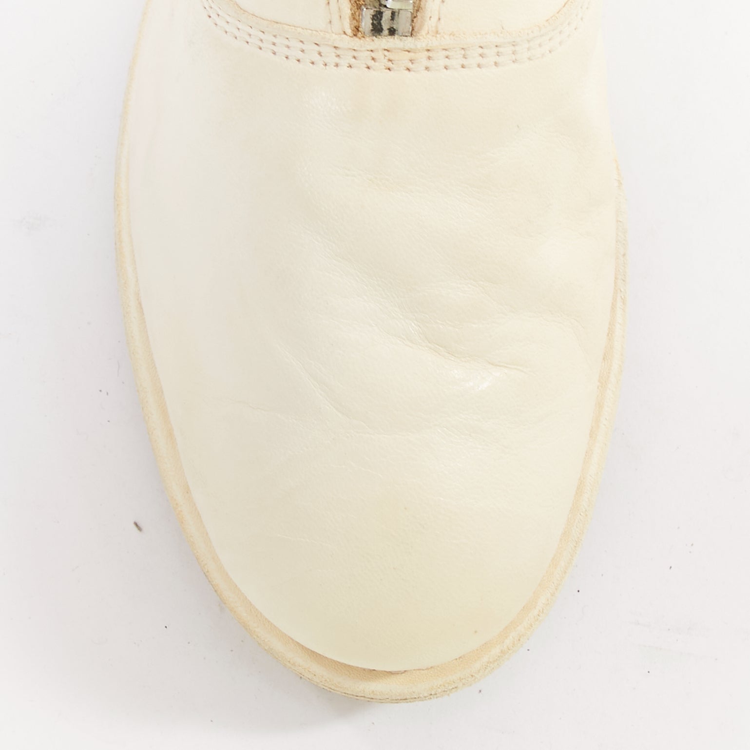 Guidi Distressed Leather Zip Boots - Detail 1