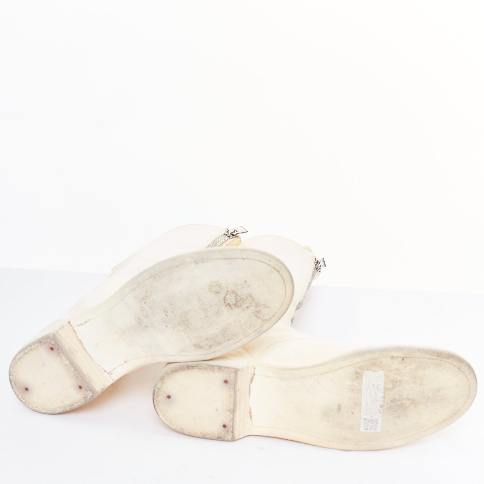 Guidi Distressed Leather Zip Boots - Image 12