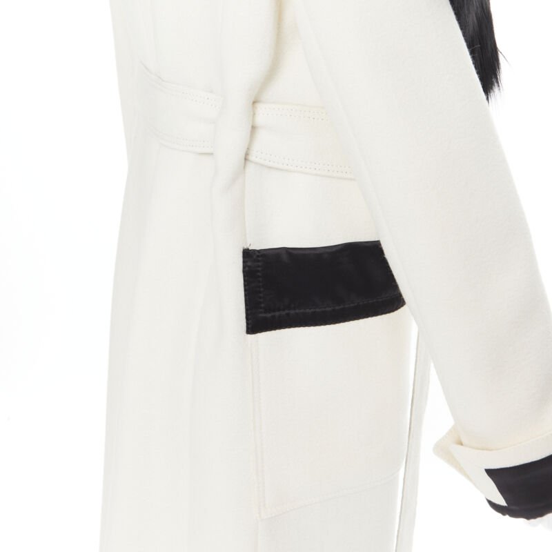 Tom Ford White Fox Fur Robe Coat - Image 11