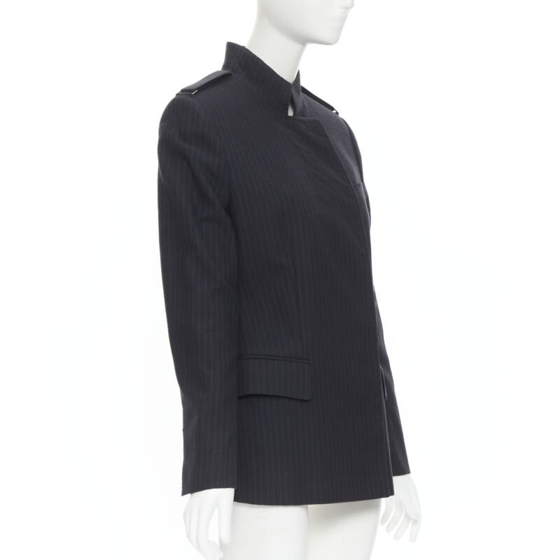 Gucci Pinstripe Officer Blazer - Image 6