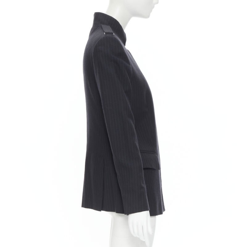 Gucci Pinstripe Officer Blazer - 4