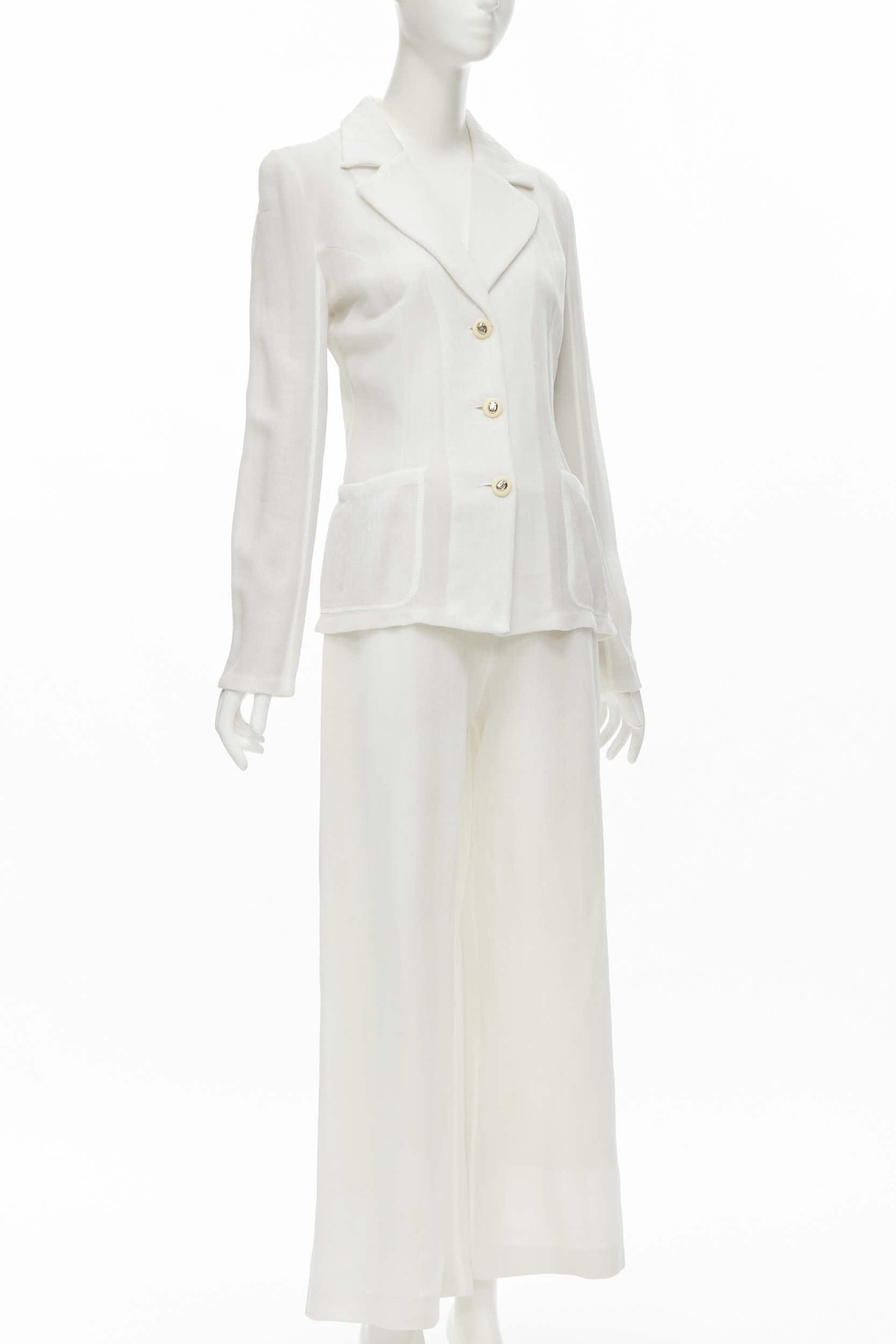 Unsigned / متعددة White Logo Pantsuit - Image 6