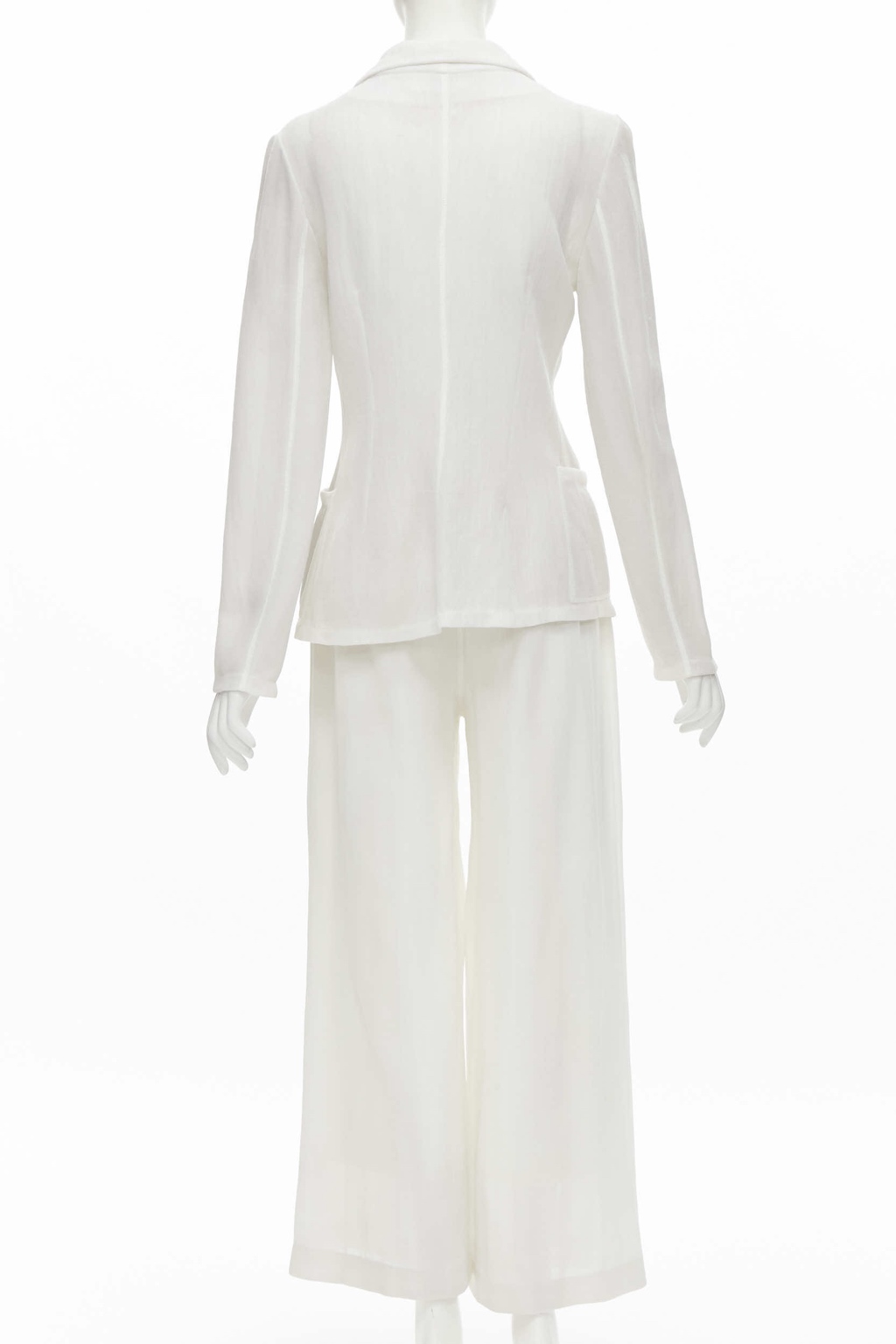 Unsigned / متعددة White Logo Pantsuit - Side view