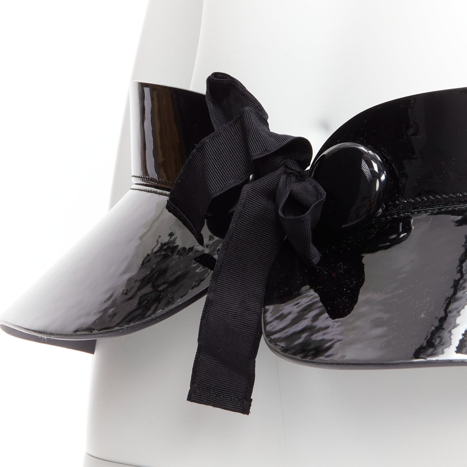 Louis Vuitton Black peplum corset - Back view