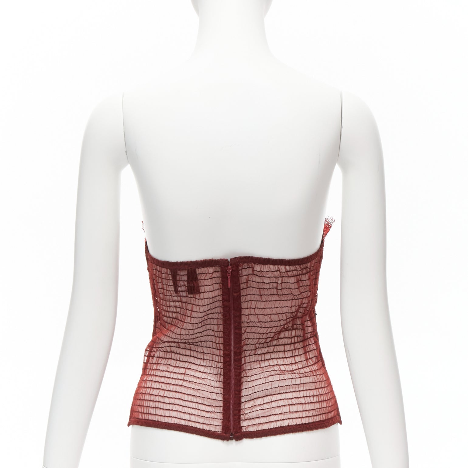 La Perla Beaded Lace Bustier - Side view