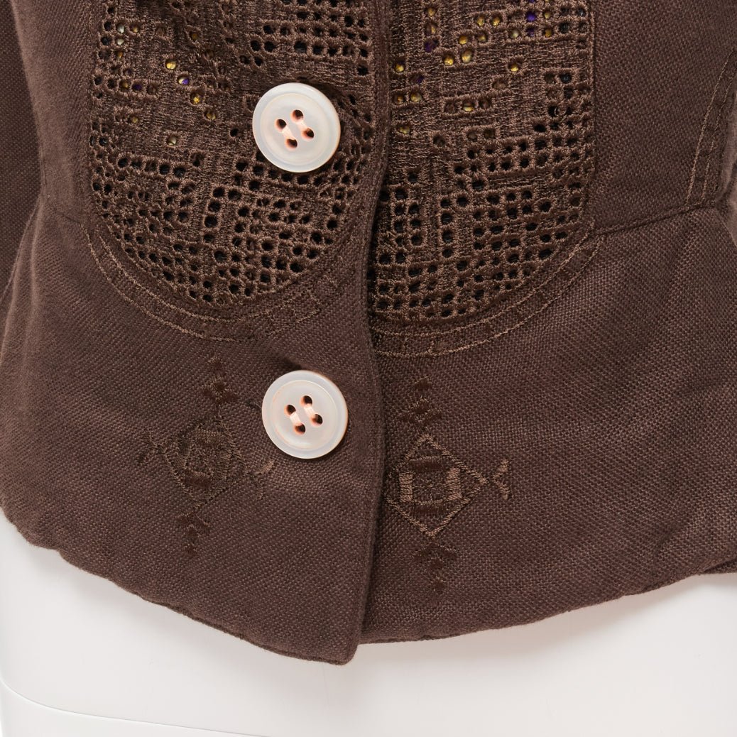 Unsigned / متعددة Embroidery Blazer - Image 10