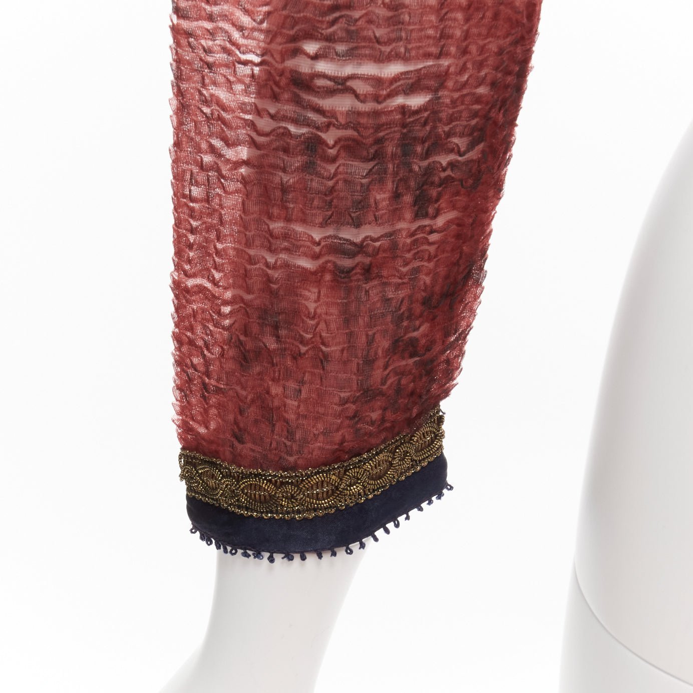 Unsigned / متعددة Sheer Cropped Jacket - Image 10