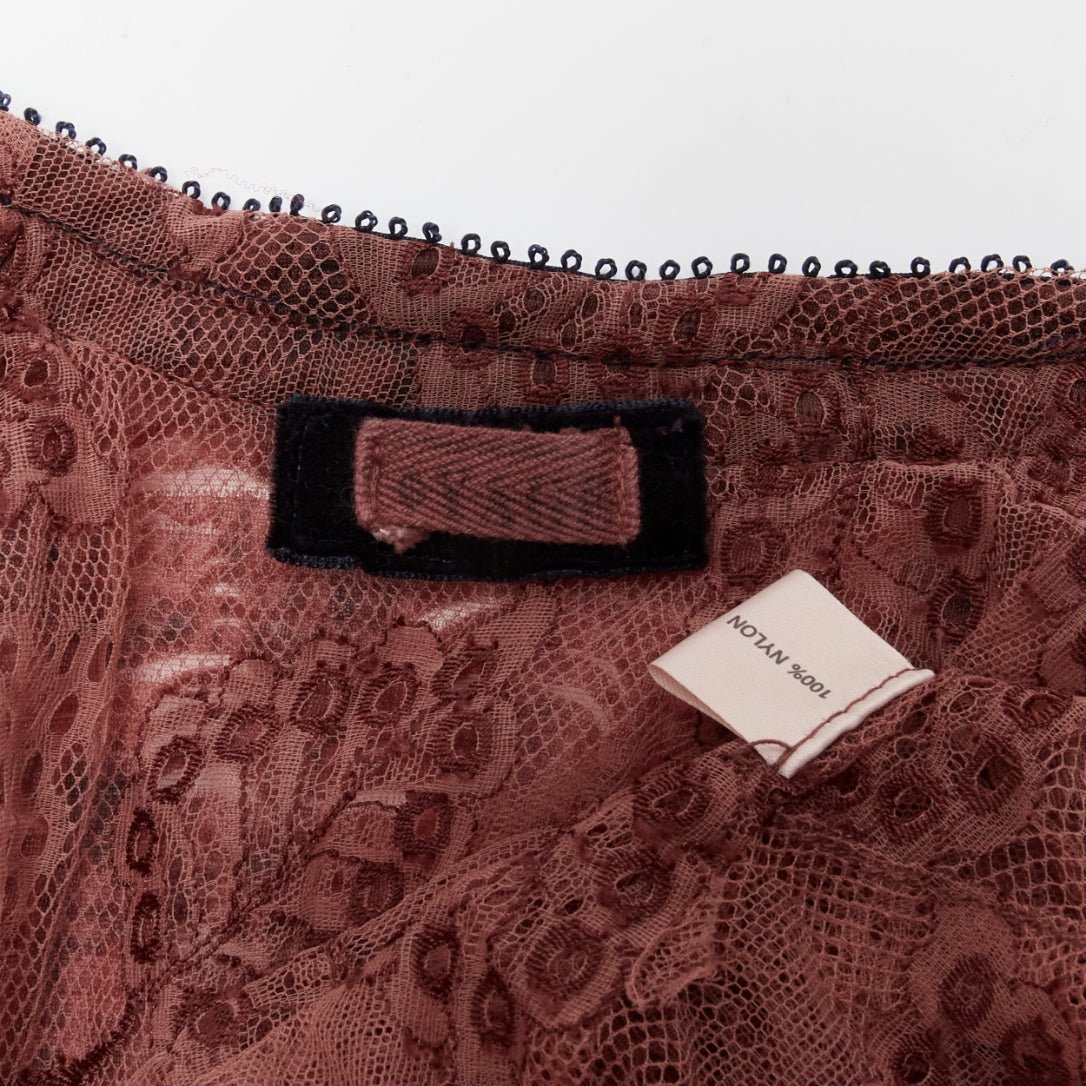 Unsigned / متعددة Sheer Cropped Jacket - Image 11