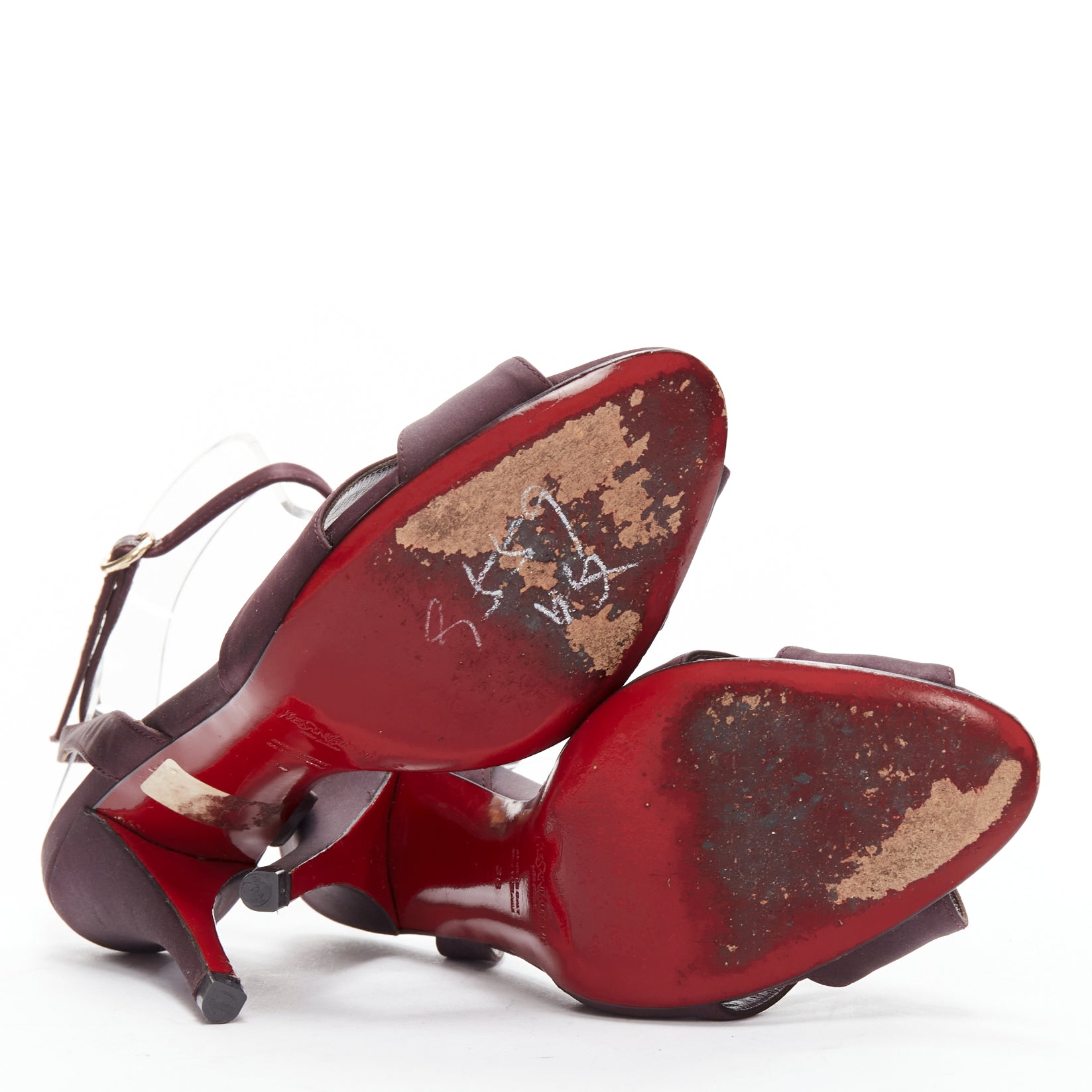 Yves Saint Laurent Red Sole Sandals - Image 11
