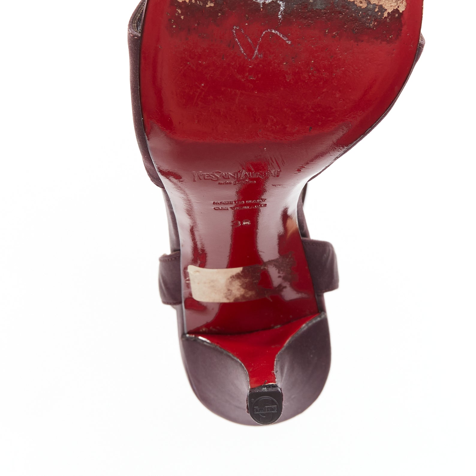 Yves Saint Laurent Red Sole Sandals - Image 12
