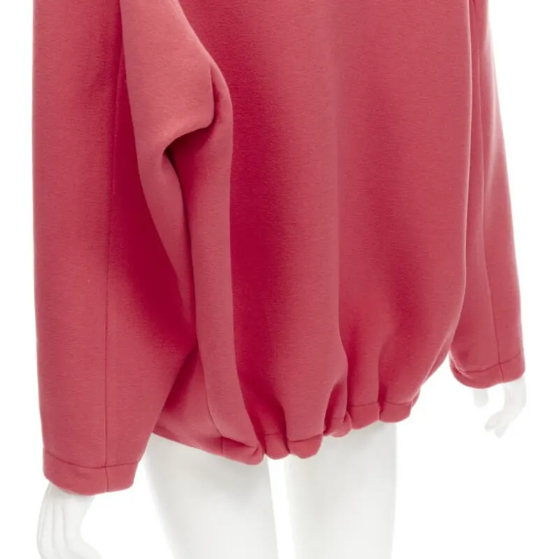Balenciaga Red Wool Cocoon Bomber Red Wool Never worn - Back View