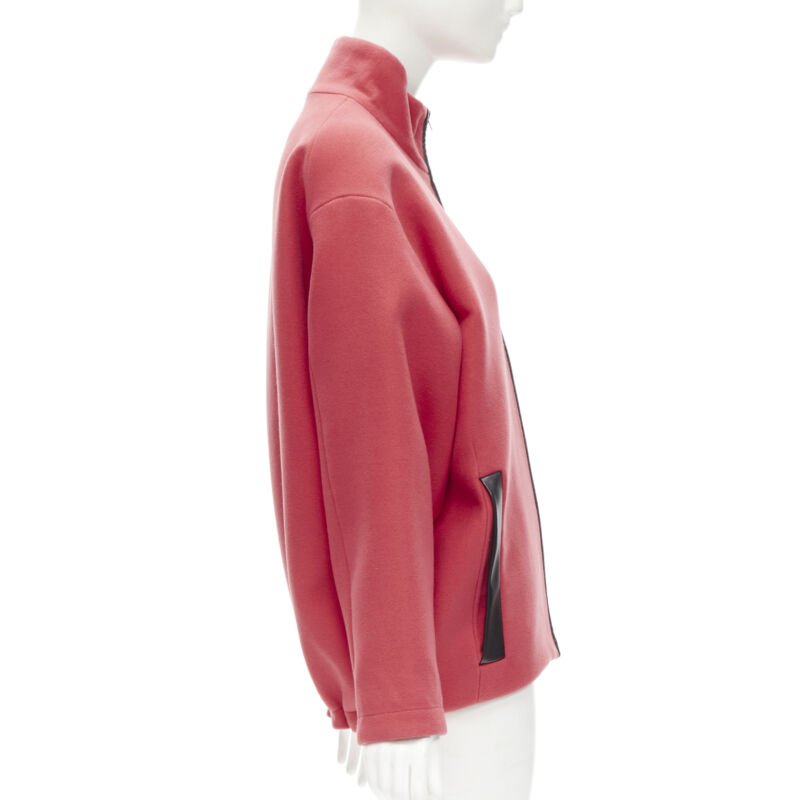 Balenciaga Red Wool Cocoon Bomber - Side view