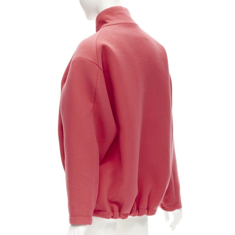 Balenciaga Red Wool Cocoon Bomber - Detail 2