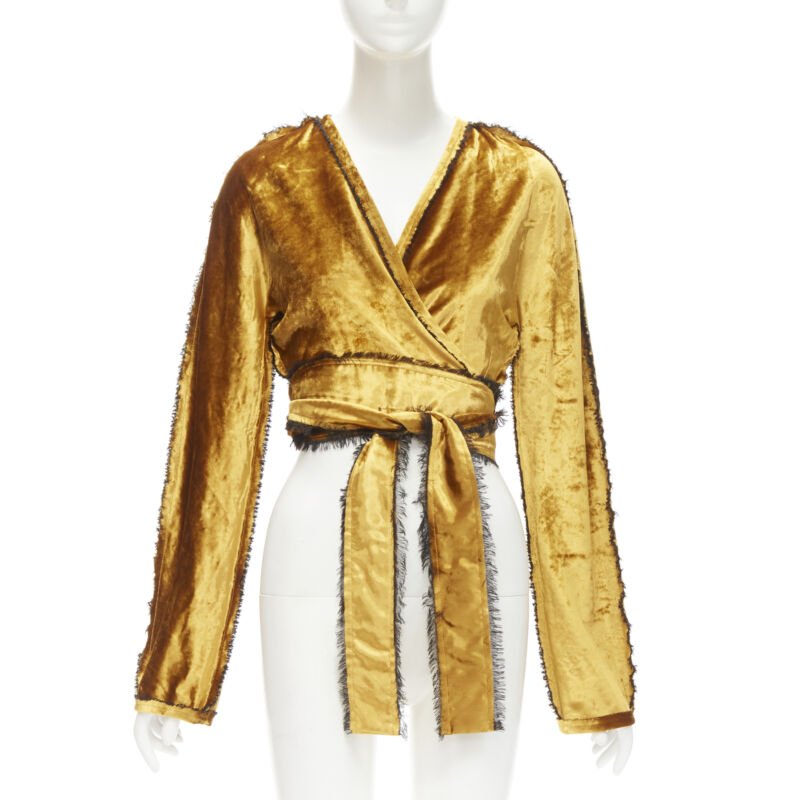 Sid Neigum Velvet Wrap Kimono