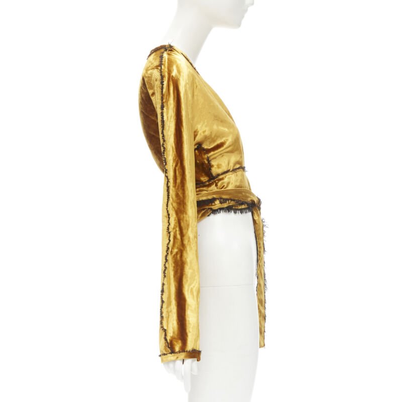 Sid Neigum Velvet Wrap Kimono - Side view