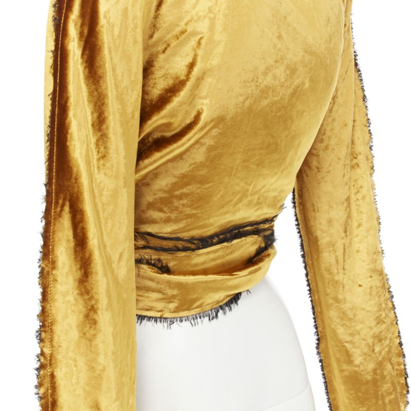 Sid Neigum Velvet Wrap Kimono - Image 11