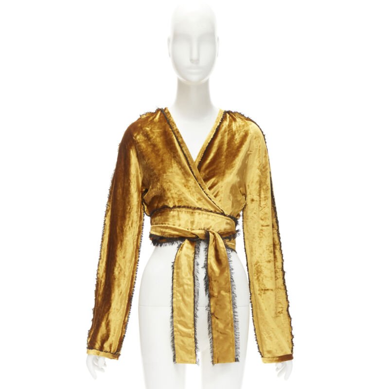 Sid Neigum Velvet Wrap Kimono - Image 13