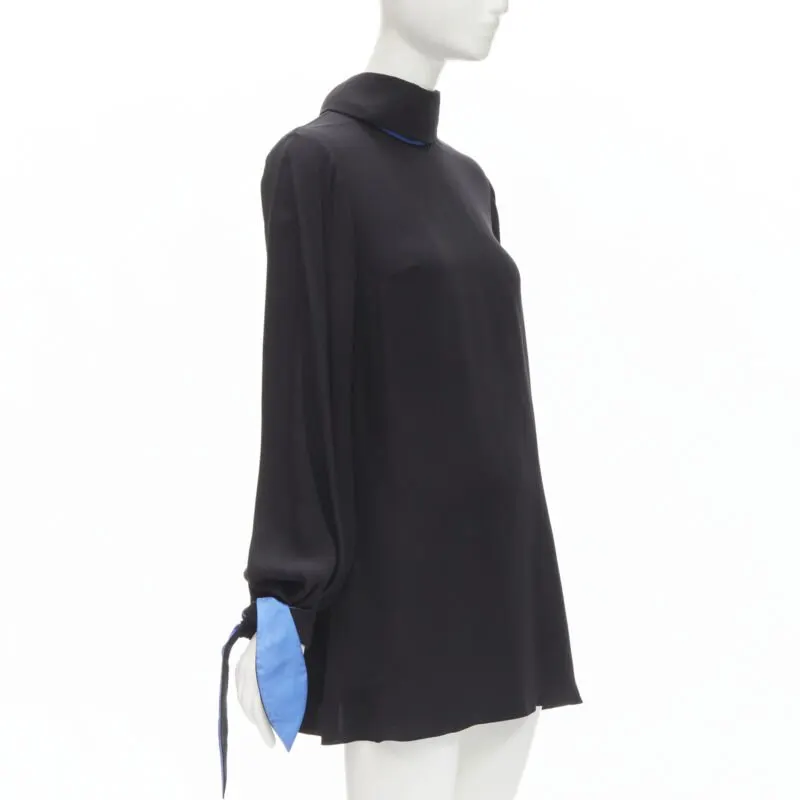 Roksanda Bow Tie Tunic Black Silk Very good - Inside View