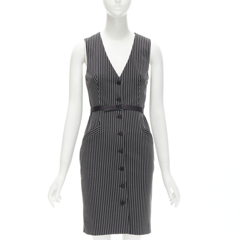 Diane Von Furstenberg Pinstripes Dress
