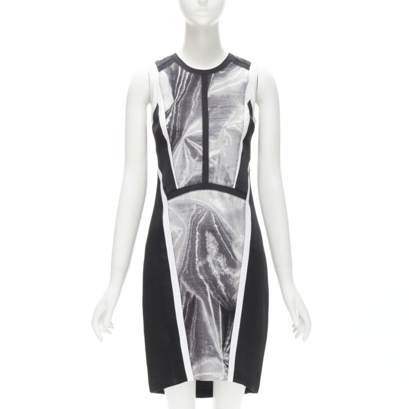Helmut Lang Abstract Paneled Dress