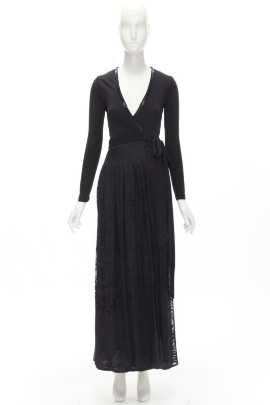Diane Von Furstenberg Bead Wrap Dress - Image 12