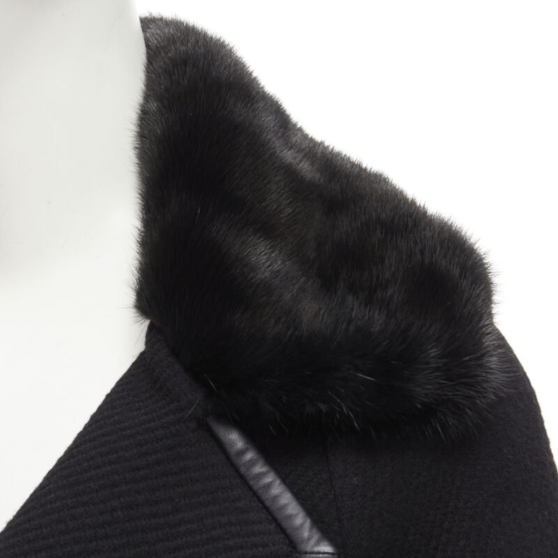 Dsquared2 Mink Fur Trim Jacket - Image 10