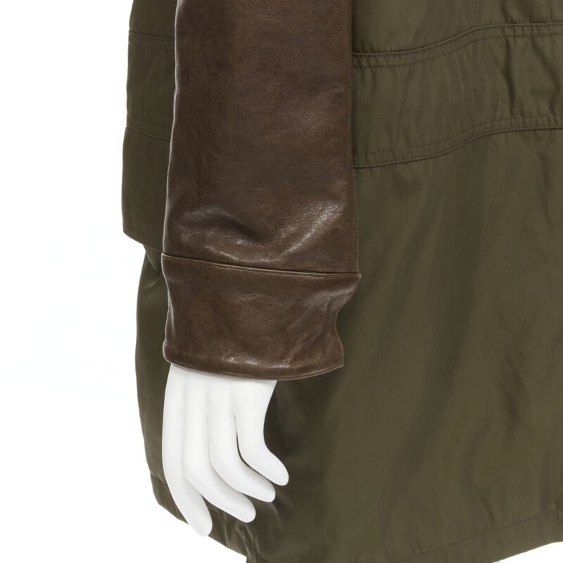 Givenchy Green Fur Sleeve Coat - Image 10