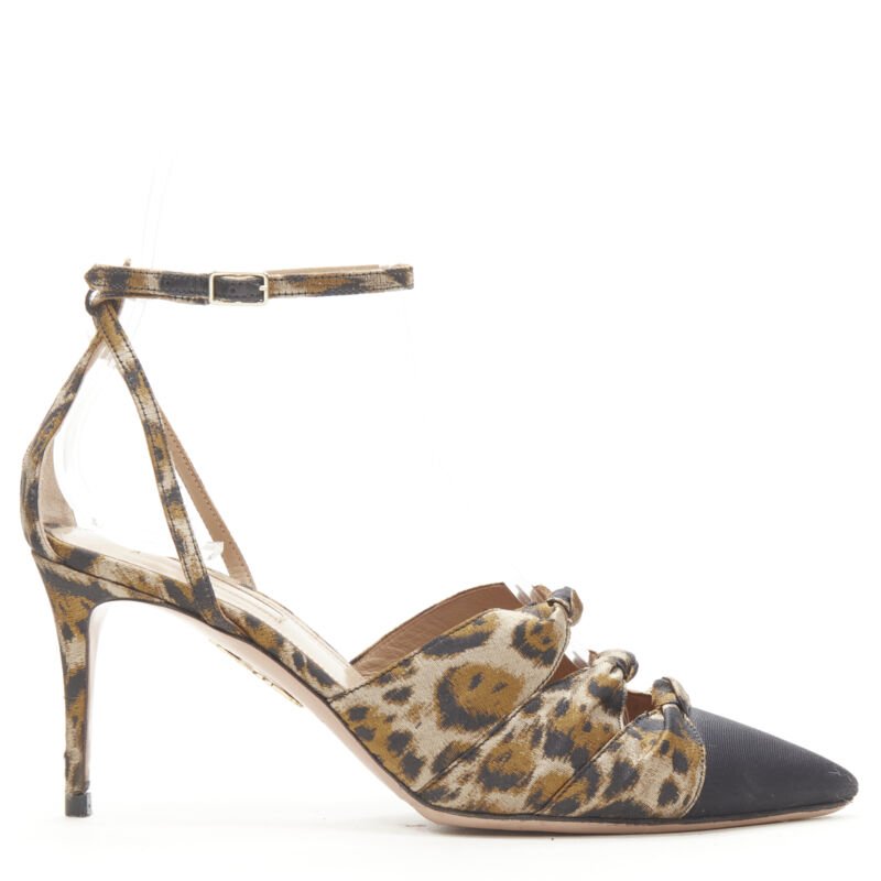 Aquazzura Leopard Bow Pumps