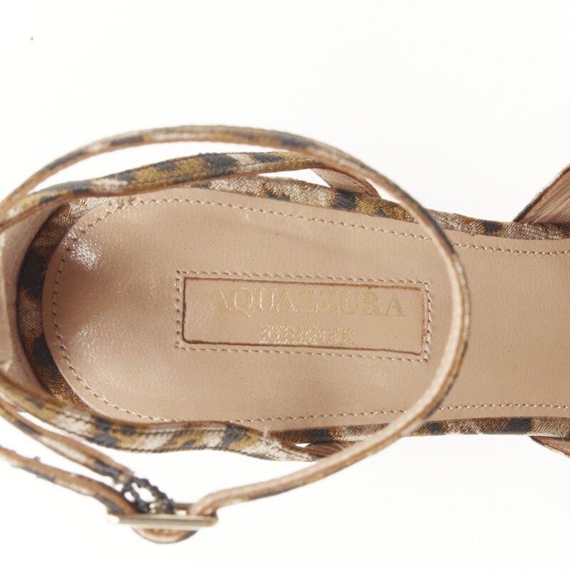 Aquazzura Leopard Bow Pumps - Image 12
