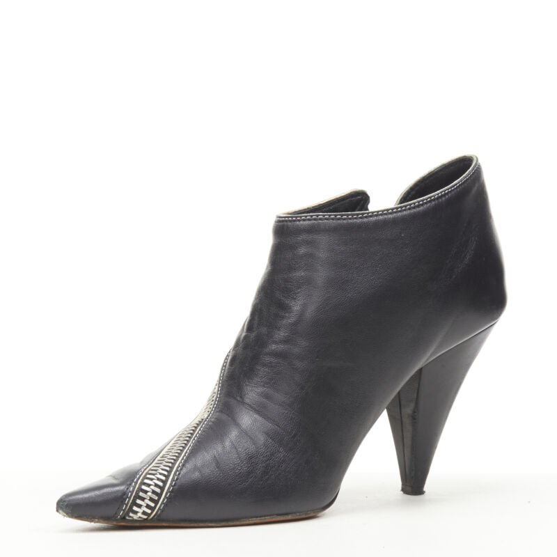 Celine Twist Cone Heel Bootie - 4