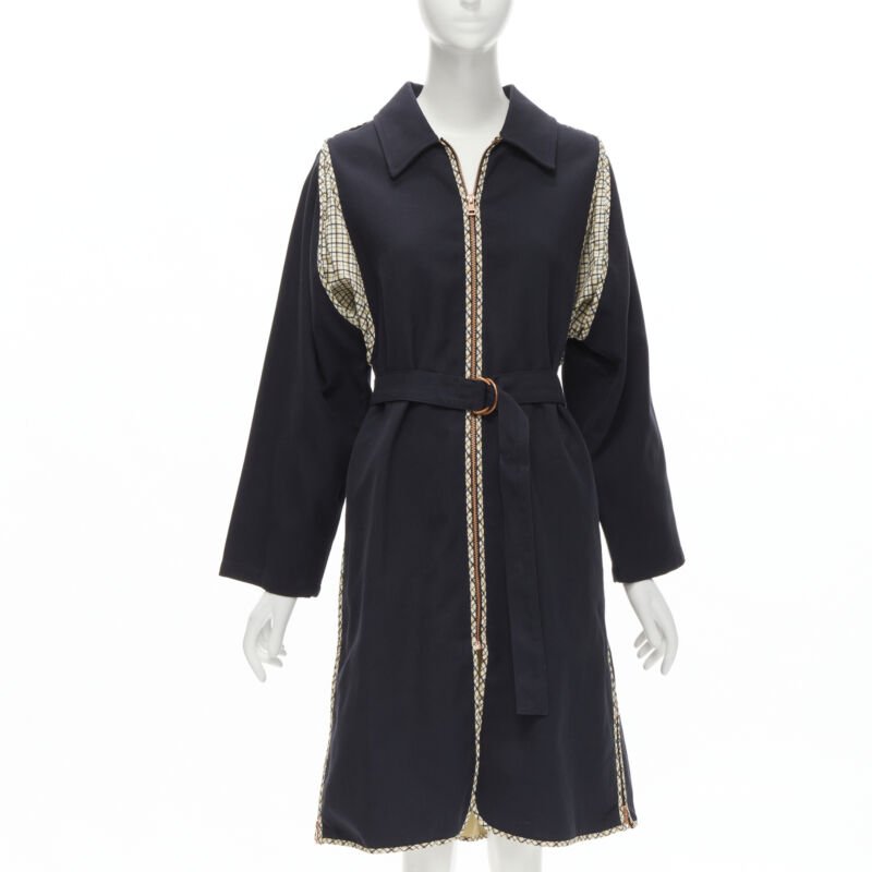 See By Chloe Black Zip Car Coat