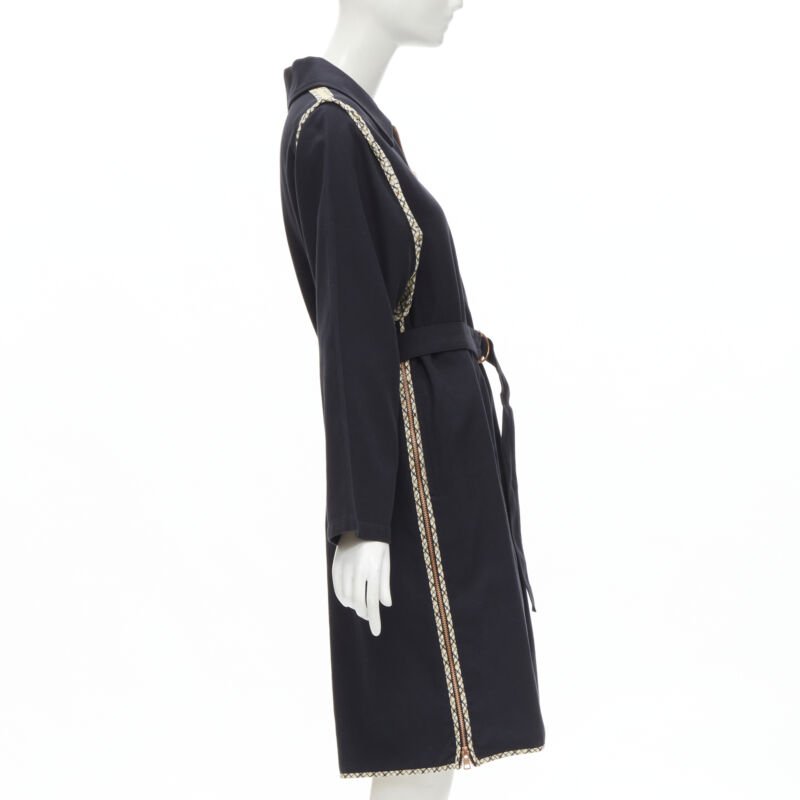See By Chloe Black Zip Car Coat - Side view
