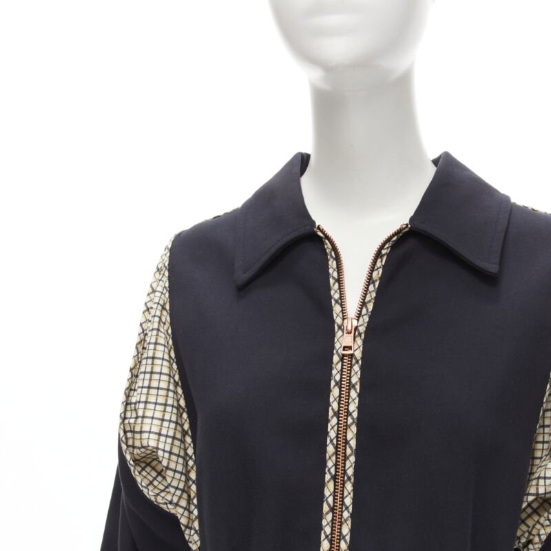 See By Chloe Black Zip Car Coat - Image 10