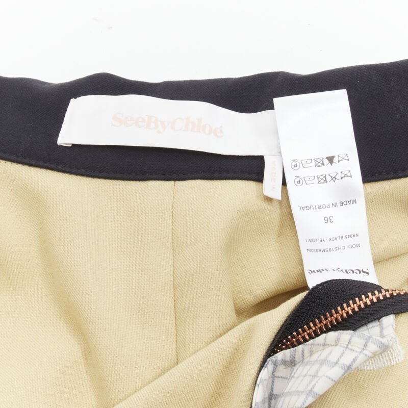 See By Chloe Black Zip Car Coat - Image 12