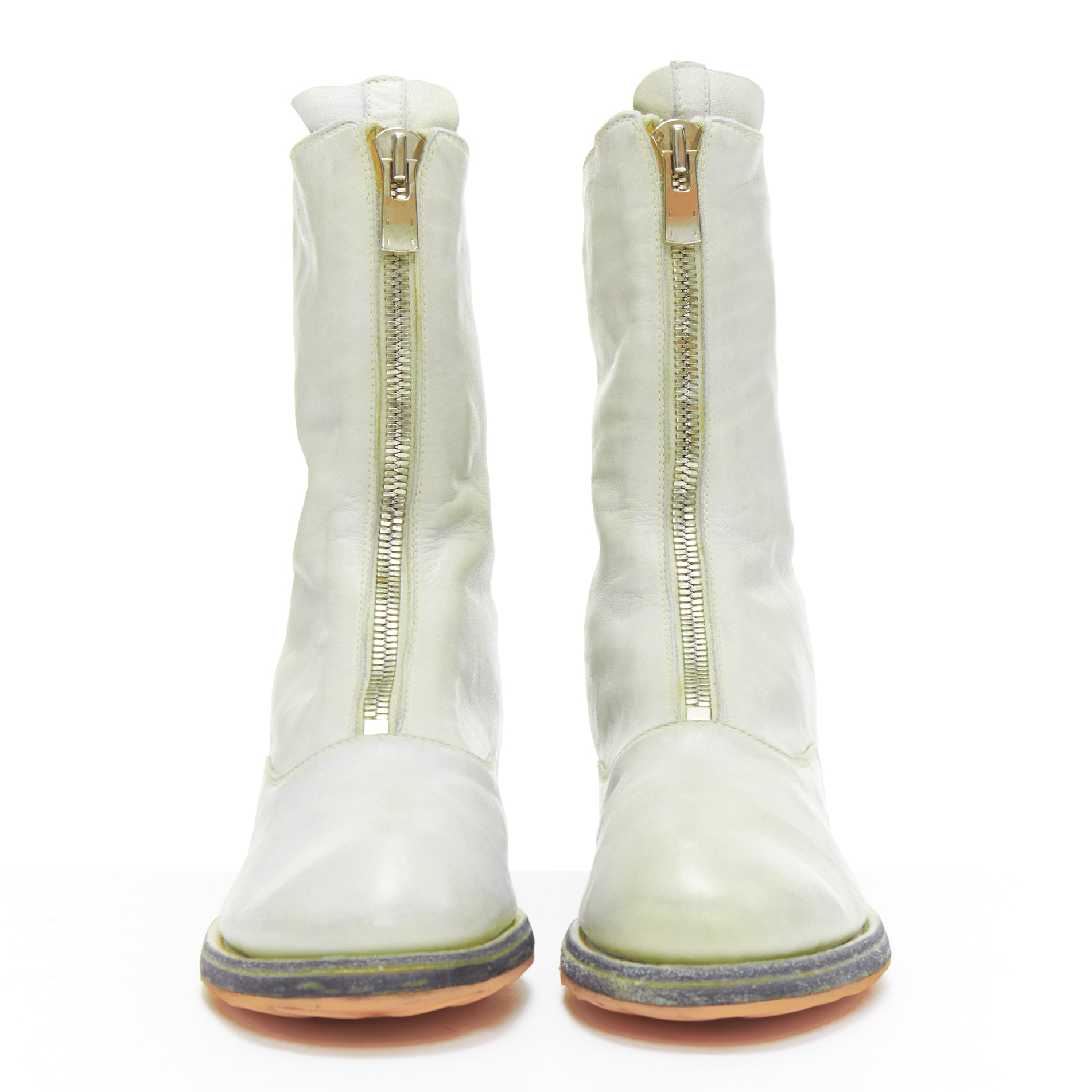 Guidi Ponyhair Cage Heel Boots - Image 6