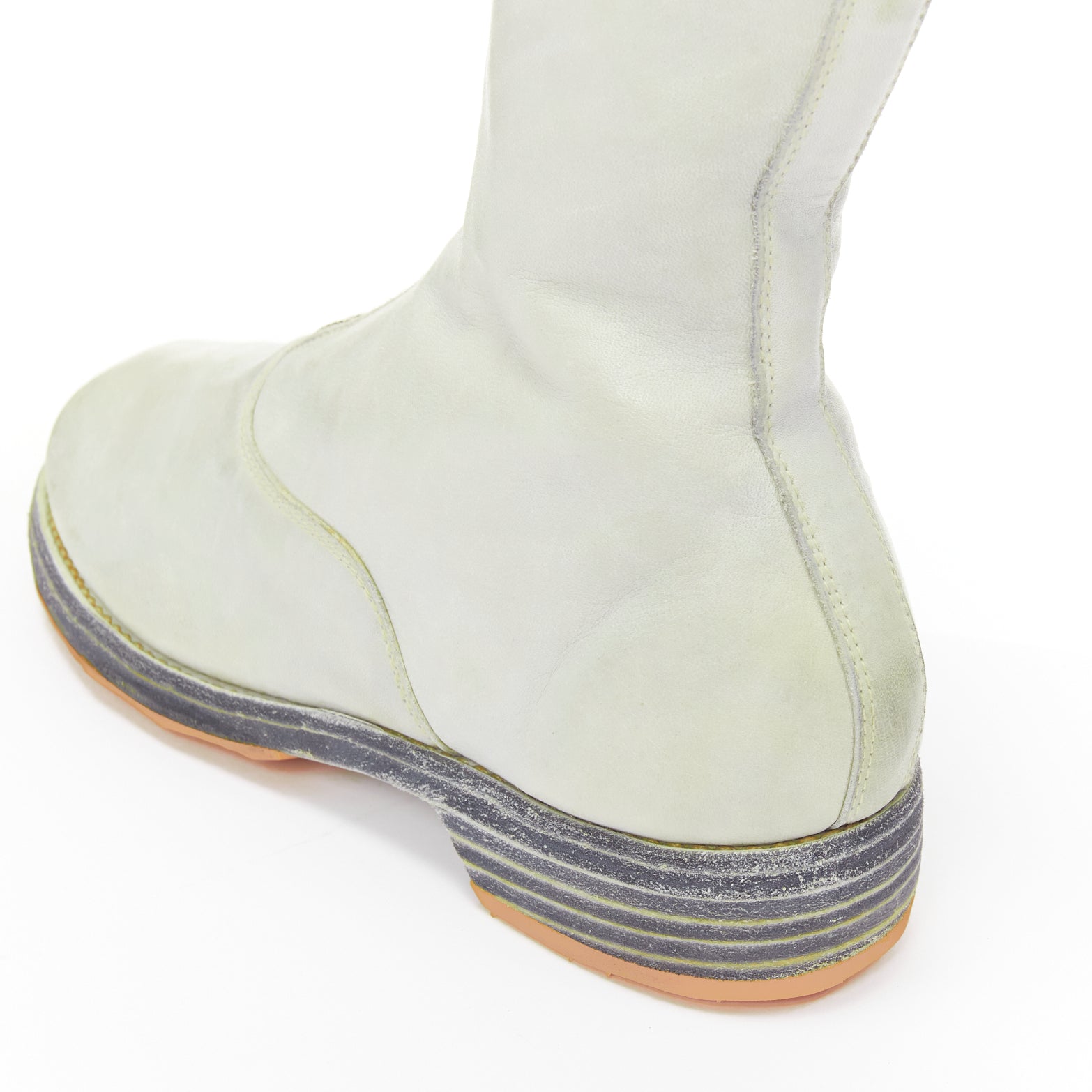 Guidi Ponyhair Cage Heel Boots - Image 10