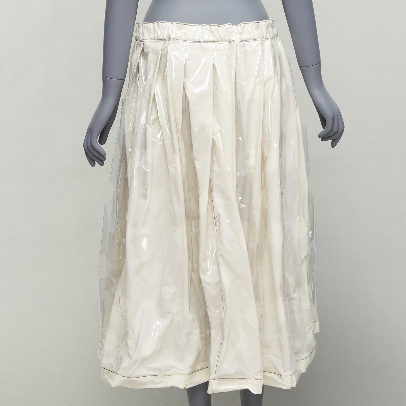 Comme Des Garcons Laminated Canvas Skirt - 4
