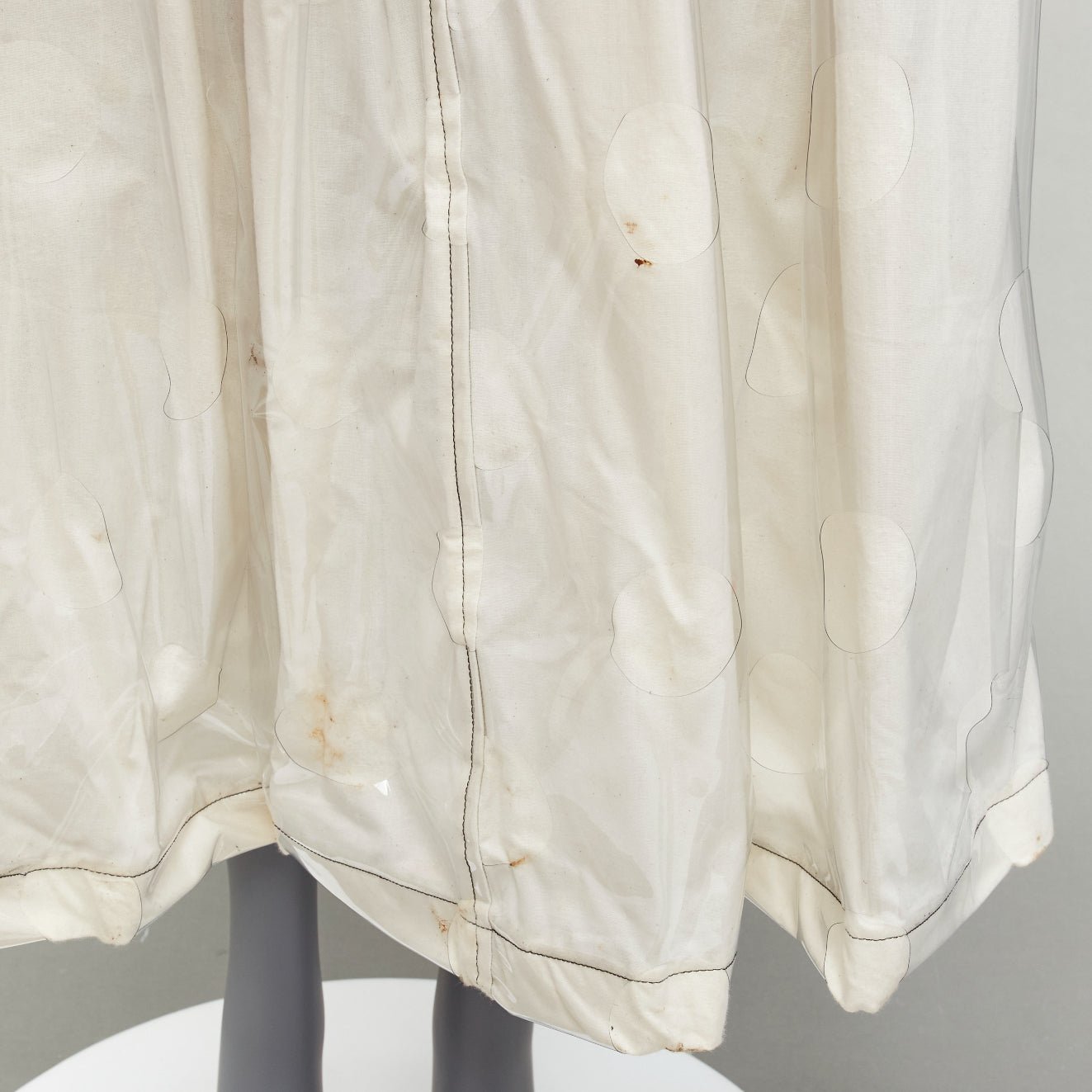 Comme Des Garcons Laminated Canvas Skirt - Detail 2