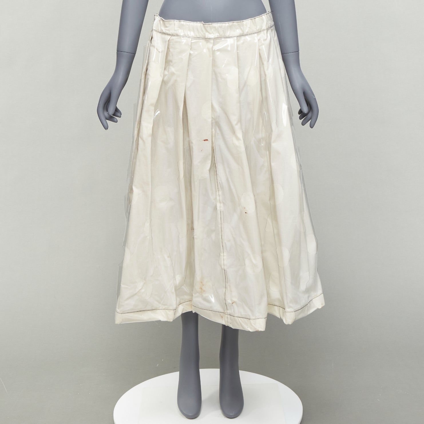 Comme Des Garcons Laminated Canvas Skirt - Image 12
