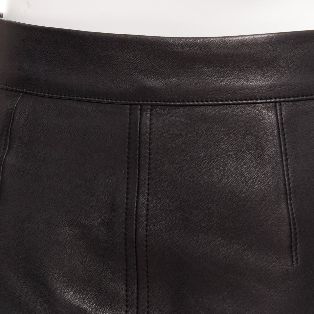 Frame Leather Pocket Skirt - Detail 2
