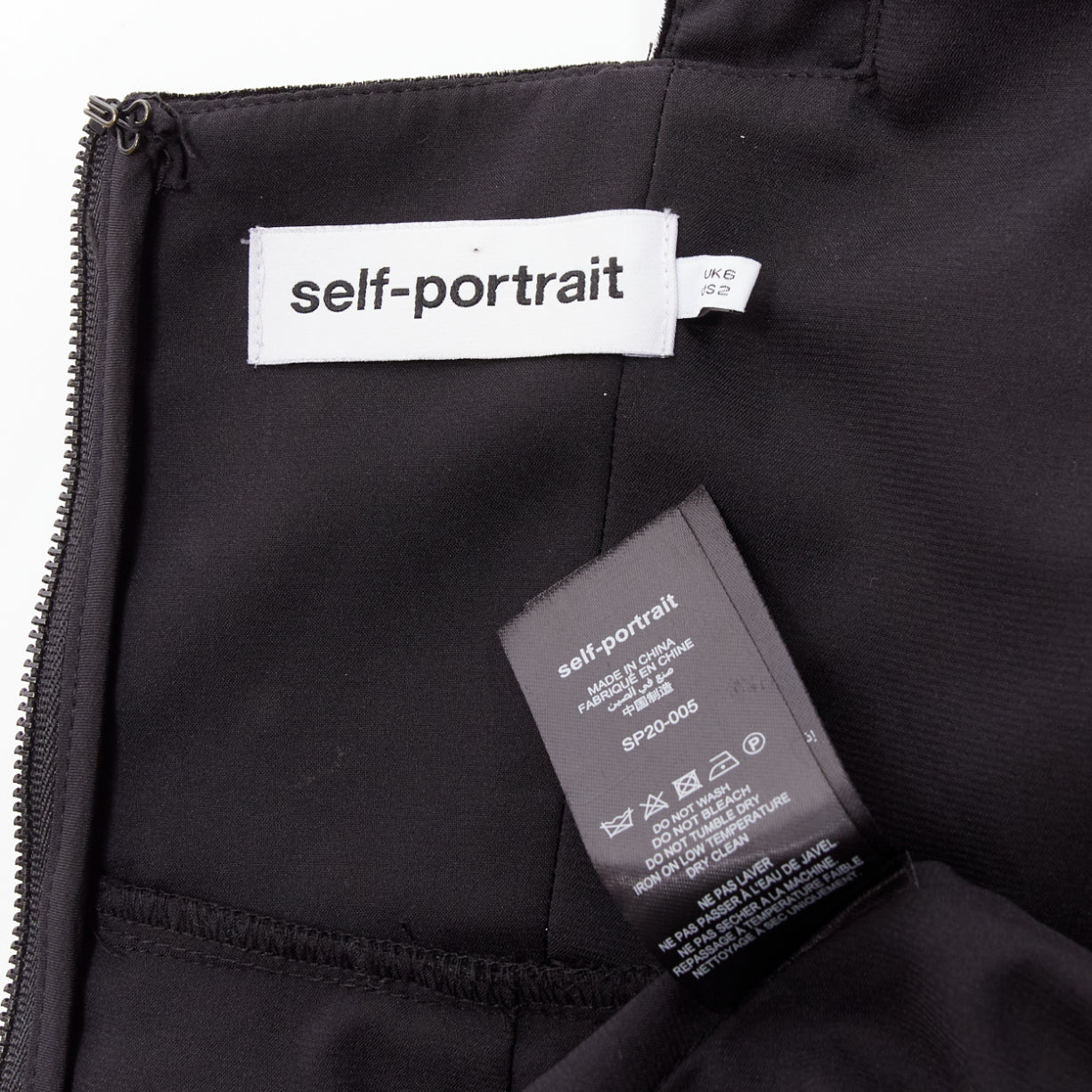 Self-portrait Crystal Velvet Top - Image 10