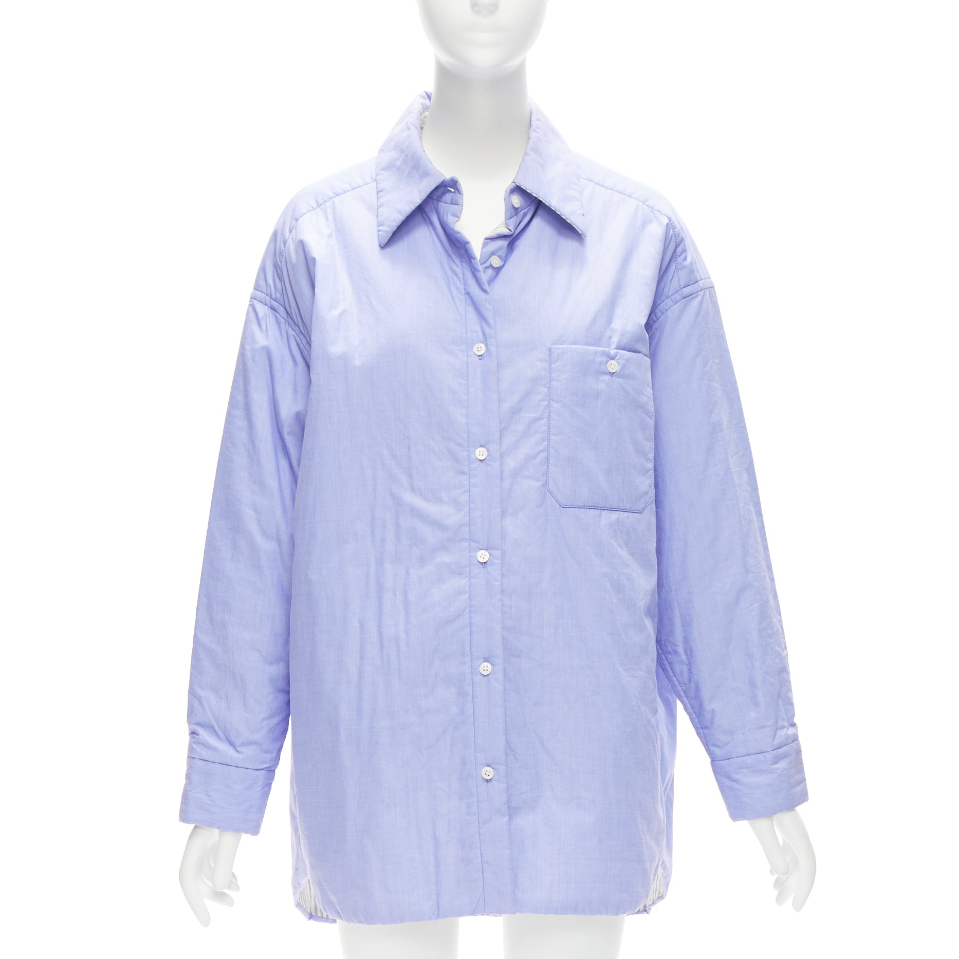 Acne Studios Reversible Pinstripe Coat - 4