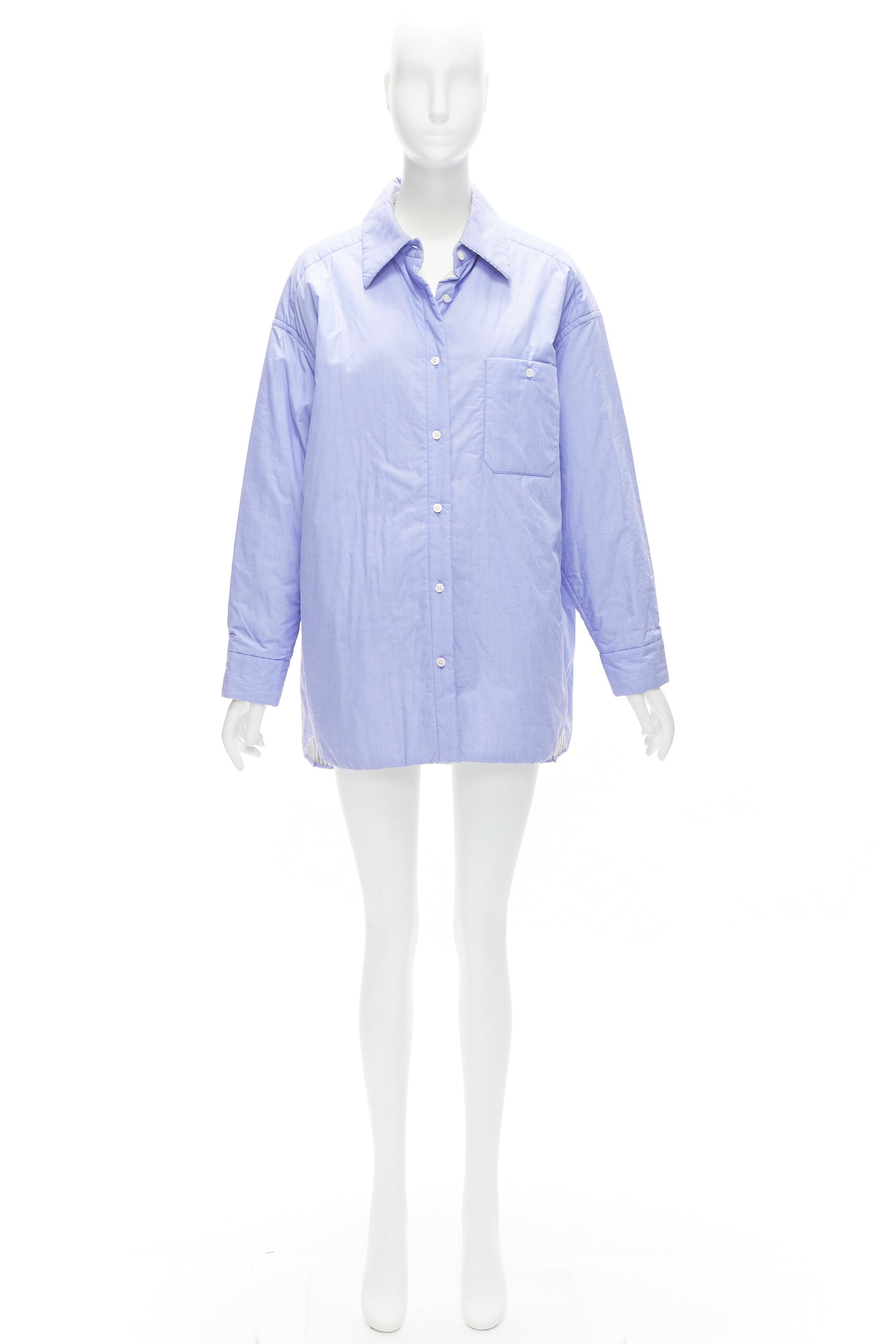 Acne Studios Reversible Pinstripe Coat - Image 17