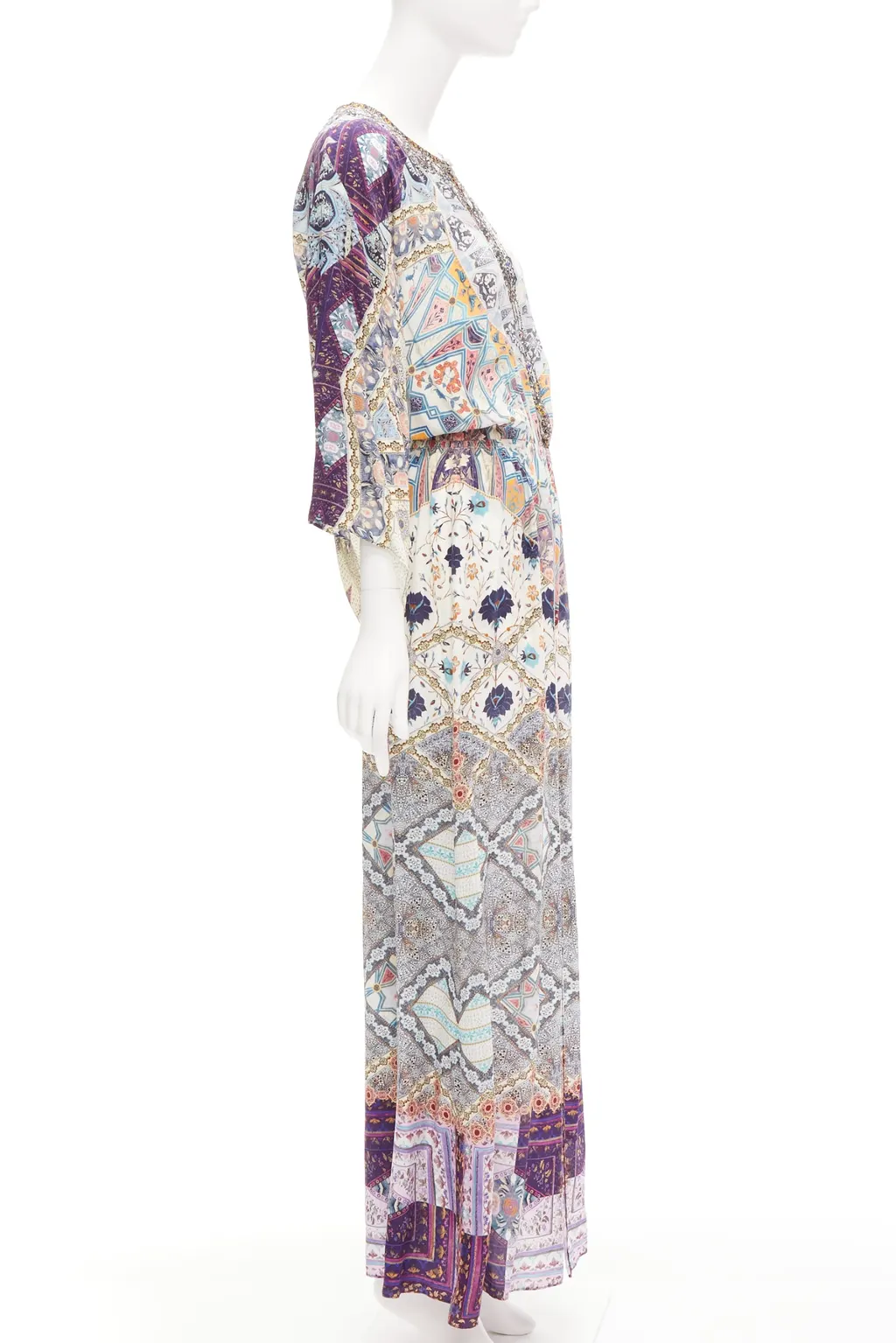 Camilla Floral Print Dress MultiColor Silk Never worn - Model View