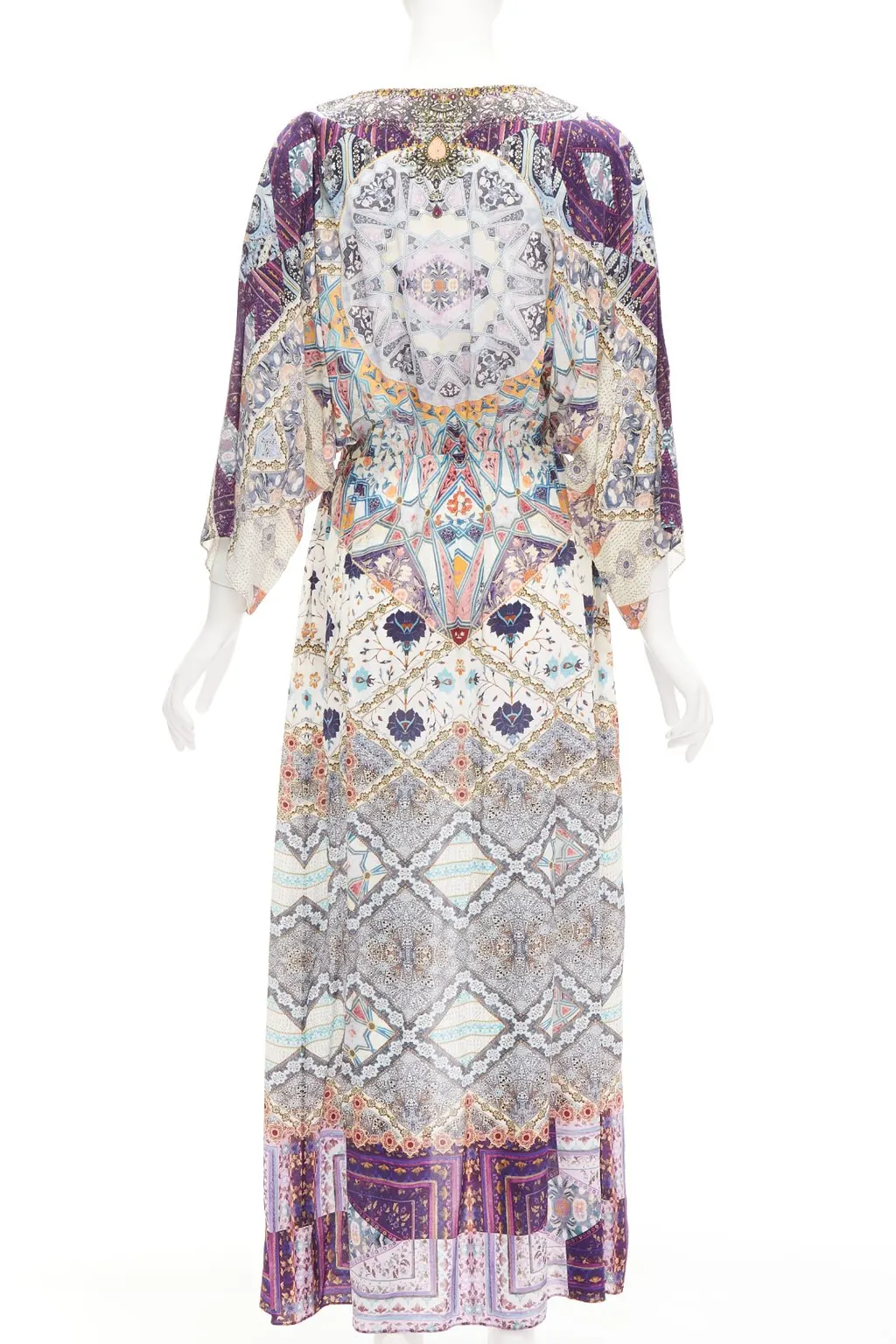 Camilla Floral Print Dress MultiColor Silk Never worn - Box View